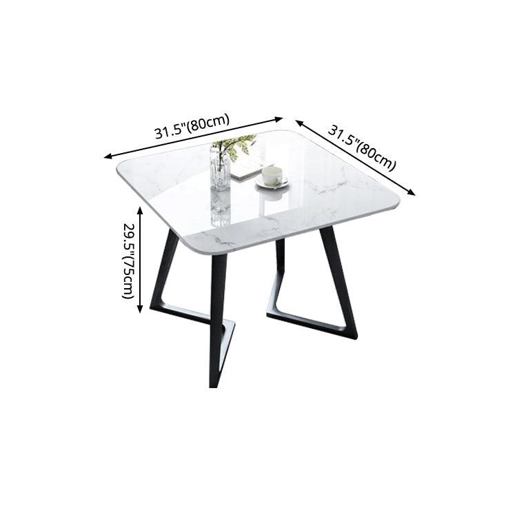 Industrial Style Dining Site Table Stone Furniture with Double Pedestal Clearhalo ' dining_table' 'Dining Tables & Seating' 'Dining Tables' 'furn' 'furn_dining_table' 'Furniture' 'furniture_dining_table' 'Kitchen & Dining Furniture' 'kitchen&dining_furn' 'kitchen' 'kitchen_dining_table' 4287614