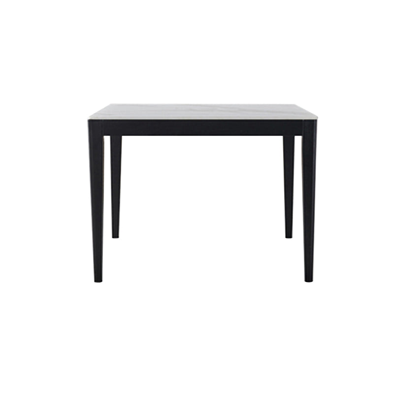 Industrial Style Dining Site Table Square Stone Dining Table with 4 Legs Clearhalo ' dining_table' 'Dining Tables & Seating' 'Dining Tables' 'furn' 'furn_dining_table' 'Furniture' 'furniture_dining_table' 'Kitchen & Dining Furniture' 'kitchen&dining_furn' 'kitchen' 'kitchen_dining_table' 4287657