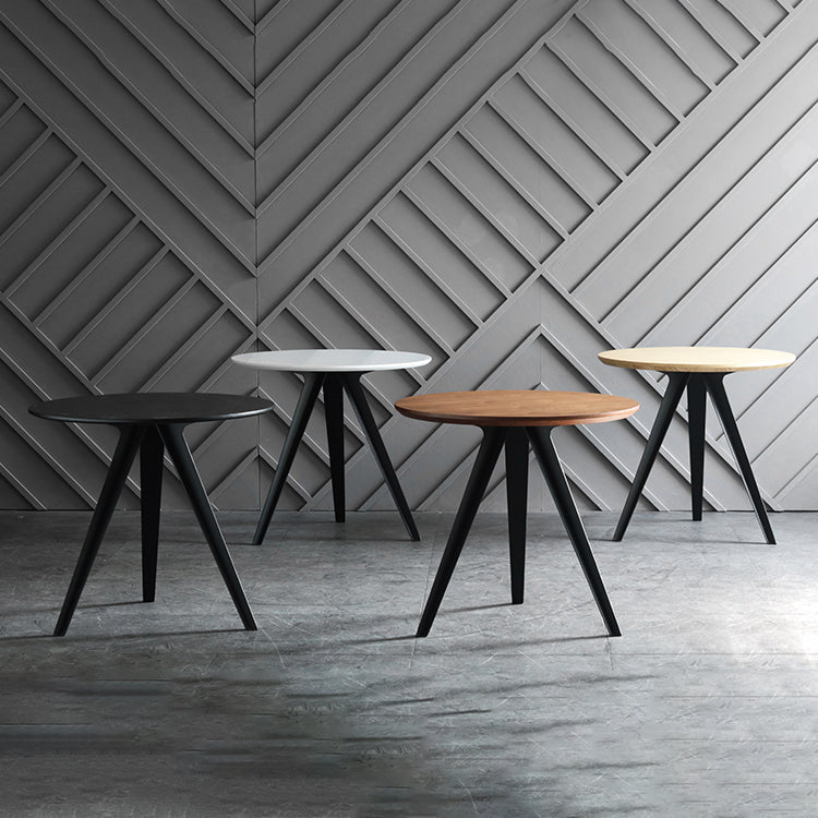 Contemporary Round Shape MDF Table Standard Kitchen Dining Table with Pedestal Base Clearhalo ' dining_table' 'Dining Tables & Seating' 'Dining Tables' 'furn' 'furn_dining_table' 'Furniture' 'furniture_dining_table' 'Kitchen & Dining Furniture' 'kitchen&dining_furn' 'kitchen' 'kitchen_dining_table' 4287690