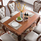 Mid-Century Dining Table Rectangle Solid Wood 4 Legs Dining Table for Living Room Clearhalo ' dining_table' 'Dining Tables & Seating' 'Dining Tables' 'furn' 'furn_dining_table' 'Furniture' 'furniture_dining_table' 'Kitchen & Dining Furniture' 'kitchen&dining_furn' 'kitchen' 'kitchen_dining_table' 4287705