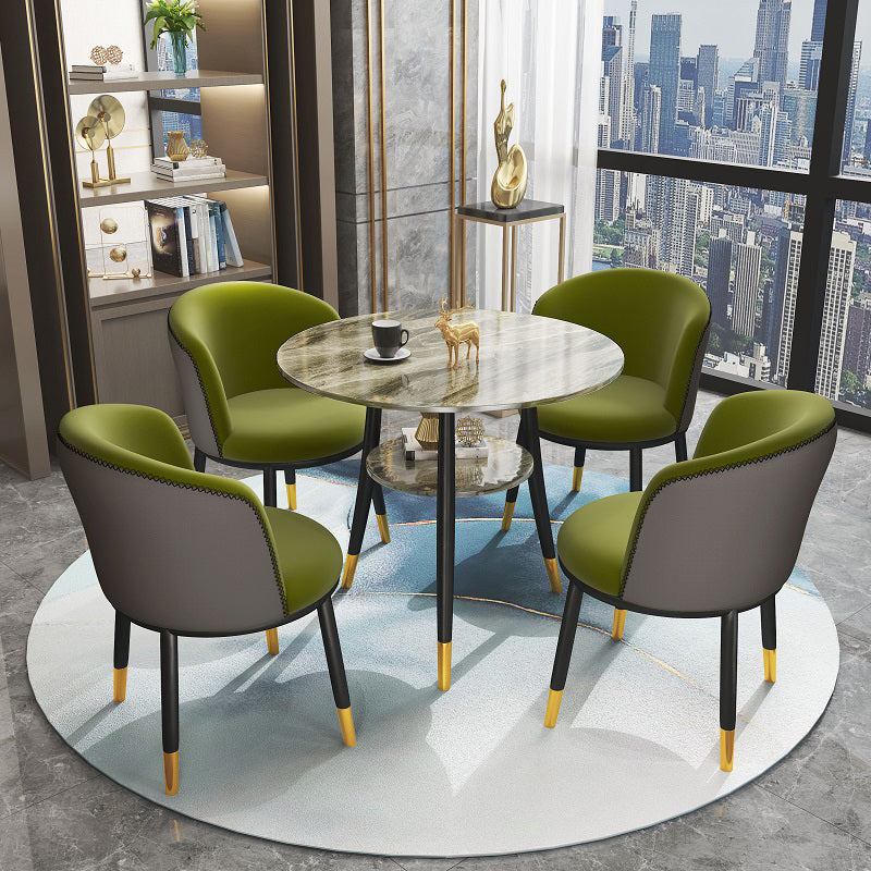 Round Dining Site Table Traditional Luxury 4-foot Stone Home Furniture Clearhalo ' dining_table' 'Dining Tables & Seating' 'Dining Tables' 'furn' 'furn_dining_table' 'Furniture' 'furniture_dining_table' 'Kitchen & Dining Furniture' 'kitchen&dining_furn' 'kitchen' 'kitchen_dining_table' 4287727