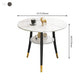 Round Dining Site Table Traditional Luxury 4-foot Stone Home Furniture Clearhalo ' dining_table' 'Dining Tables & Seating' 'Dining Tables' 'furn' 'furn_dining_table' 'Furniture' 'furniture_dining_table' 'Kitchen & Dining Furniture' 'kitchen&dining_furn' 'kitchen' 'kitchen_dining_table' 4287729