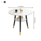Round Dining Site Table Traditional Luxury 4-foot Stone Home Furniture Clearhalo ' dining_table' 'Dining Tables & Seating' 'Dining Tables' 'furn' 'furn_dining_table' 'Furniture' 'furniture_dining_table' 'Kitchen & Dining Furniture' 'kitchen&dining_furn' 'kitchen' 'kitchen_dining_table' 4287730