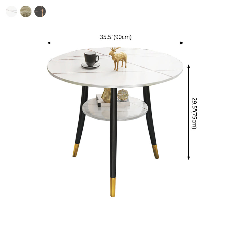 Round Dining Site Table Traditional Luxury 4-foot Stone Home Furniture Clearhalo ' dining_table' 'Dining Tables & Seating' 'Dining Tables' 'furn' 'furn_dining_table' 'Furniture' 'furniture_dining_table' 'Kitchen & Dining Furniture' 'kitchen&dining_furn' 'kitchen' 'kitchen_dining_table' 4287731
