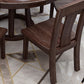 Modern Round Shape Brown Table Solid Wood Standard Dining Table for Kitchen Clearhalo ' dining_table' 'Dining Tables & Seating' 'Dining Tables' 'furn' 'furn_dining_table' 'Furniture' 'furniture_dining_table' 'Kitchen & Dining Furniture' 'kitchen&dining_furn' 'kitchen' 'kitchen_dining_table' 4287752