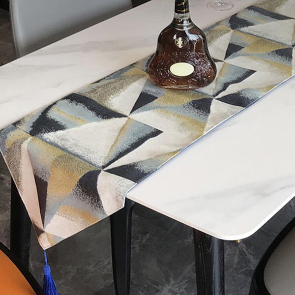 Rectangle Luxury Style Dining Table Two-Color Fixed Table with Sintered Stone Clearhalo ' dining_table' 'Dining Tables & Seating' 'Dining Tables' 'furn' 'furn_dining_table' 'Furniture' 'furniture_dining_table' 'Kitchen & Dining Furniture' 'kitchen&dining_furn' 'kitchen' 'kitchen_dining_table' 4287785
