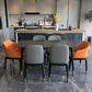 Rectangle Luxury Style Dining Table Two-Color Fixed Table with Sintered Stone Clearhalo ' dining_table' 'Dining Tables & Seating' 'Dining Tables' 'furn' 'furn_dining_table' 'Furniture' 'furniture_dining_table' 'Kitchen & Dining Furniture' 'kitchen&dining_furn' 'kitchen' 'kitchen_dining_table' 4287788