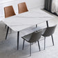 Medieval Modern Sintered Stone Table for Restaurant Rectangle Table with 4 Legs Clearhalo ' dining_table' 'Dining Tables & Seating' 'Dining Tables' 'furn' 'furn_dining_table' 'Furniture' 'furniture_dining_table' 'Kitchen & Dining Furniture' 'kitchen&dining_furn' 'kitchen' 'kitchen_dining_table' 4287861