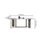 Traditional Luxury Dining Table Rectangle Sintered Stone Dining Table with Gold Frame for Home Clearhalo ' dining_table' 'Dining Tables & Seating' 'Dining Tables' 'furn' 'furn_dining_table' 'Furniture' 'furniture_dining_table' 'Kitchen & Dining Furniture' 'kitchen&dining_furn' 'kitchen' 'kitchen_dining_table' 4287891