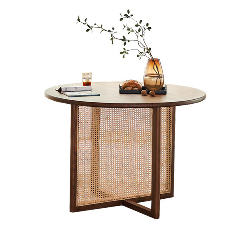 Ashwood Solid Wood Dining Table Wood Color Simplicity Fixed Table for Dining Room Brown Without Chairs Clearhalo ' dining_table' 'Dining Tables & Seating' 'Dining Tables' 'furn' 'furn_dining_table' 'Furniture' 'furniture_dining_table' 'Kitchen & Dining Furniture' 'kitchen&dining_furn' 'kitchen' 'kitchen_dining_table' 4287895