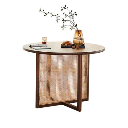 Ashwood Solid Wood Dining Table Wood Color Simplicity Fixed Table for Dining Room Brown Without Chairs Clearhalo ' dining_table' 'Dining Tables & Seating' 'Dining Tables' 'furn' 'furn_dining_table' 'Furniture' 'furniture_dining_table' 'Kitchen & Dining Furniture' 'kitchen&dining_furn' 'kitchen' 'kitchen_dining_table' 4287895