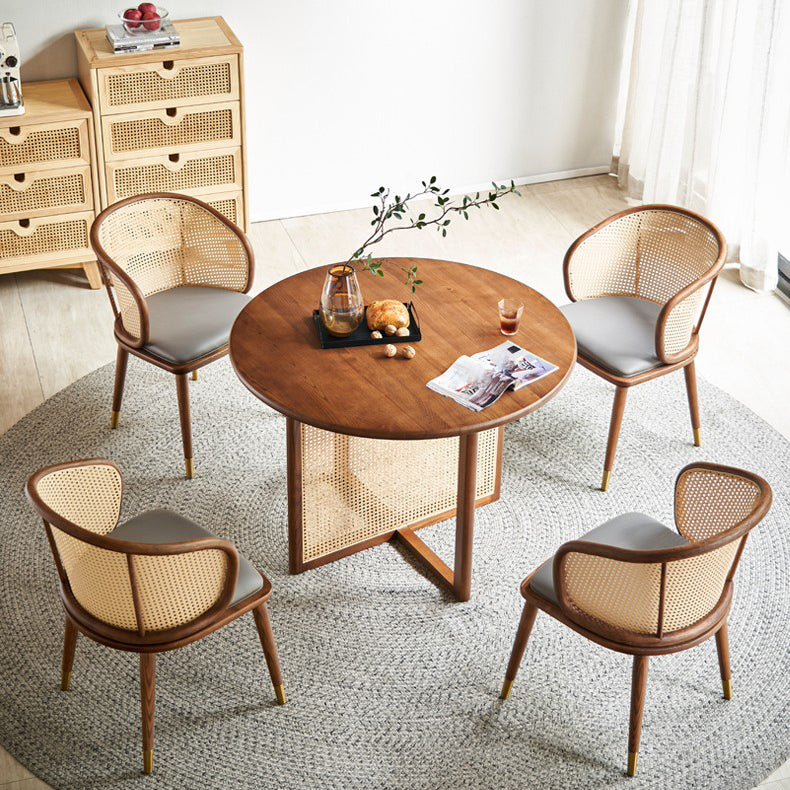 Ashwood Solid Wood Dining Table Wood Color Simplicity Fixed Table for Dining Room Clearhalo ' dining_table' 'Dining Tables & Seating' 'Dining Tables' 'furn' 'furn_dining_table' 'Furniture' 'furniture_dining_table' 'Kitchen & Dining Furniture' 'kitchen&dining_furn' 'kitchen' 'kitchen_dining_table' 4287907