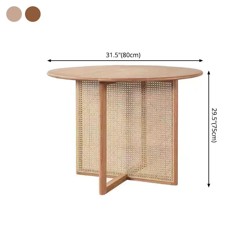 Ashwood Solid Wood Dining Table Wood Color Simplicity Fixed Table for Dining Room Clearhalo ' dining_table' 'Dining Tables & Seating' 'Dining Tables' 'furn' 'furn_dining_table' 'Furniture' 'furniture_dining_table' 'Kitchen & Dining Furniture' 'kitchen&dining_furn' 'kitchen' 'kitchen_dining_table' 4287909