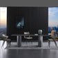 Metal Traditional Luxury Rectangle Table Black Sintered Stone Top Table for Dining Room Clearhalo ' dining_table' 'Dining Tables & Seating' 'Dining Tables' 'furn' 'furn_dining_table' 'Furniture' 'furniture_dining_table' 'Kitchen & Dining Furniture' 'kitchen&dining_furn' 'kitchen' 'kitchen_dining_table' 4287947