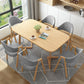 Rectangle Artificial Wood Table for Restaurant Modern Dining Table with Double Pedestal Clearhalo ' dining_table' 'Dining Tables & Seating' 'Dining Tables' 'furn' 'furn_dining_table' 'Furniture' 'furniture_dining_table' 'Kitchen & Dining Furniture' 'kitchen&dining_furn' 'kitchen' 'kitchen_dining_table' 4288000