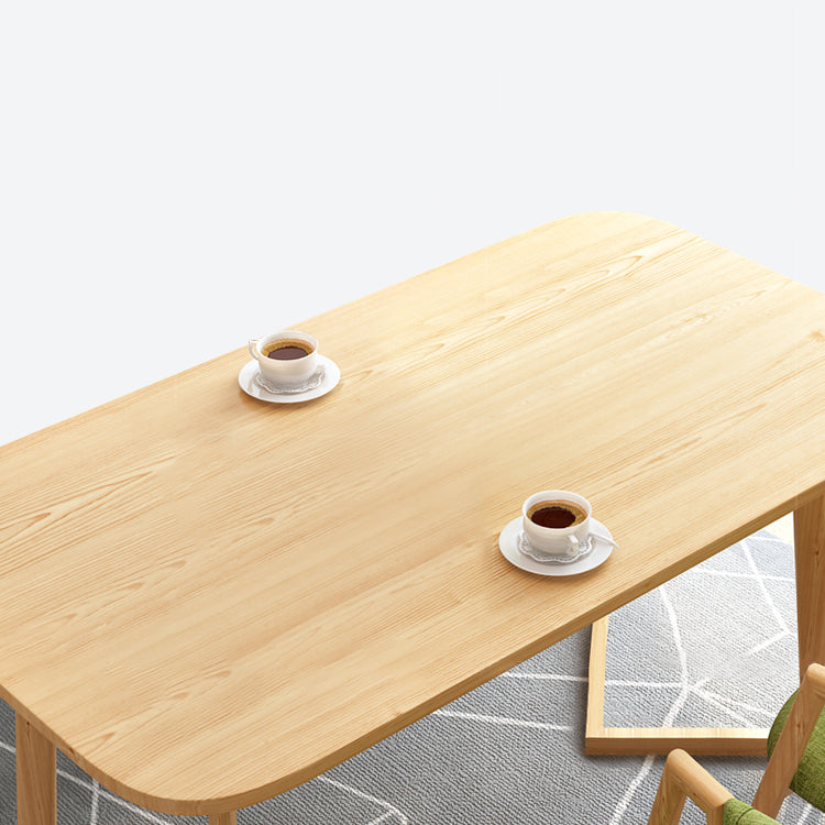 Rectangle Artificial Wood Table for Restaurant Modern Dining Table with Double Pedestal Clearhalo ' dining_table' 'Dining Tables & Seating' 'Dining Tables' 'furn' 'furn_dining_table' 'Furniture' 'furniture_dining_table' 'Kitchen & Dining Furniture' 'kitchen&dining_furn' 'kitchen' 'kitchen_dining_table' 4288002