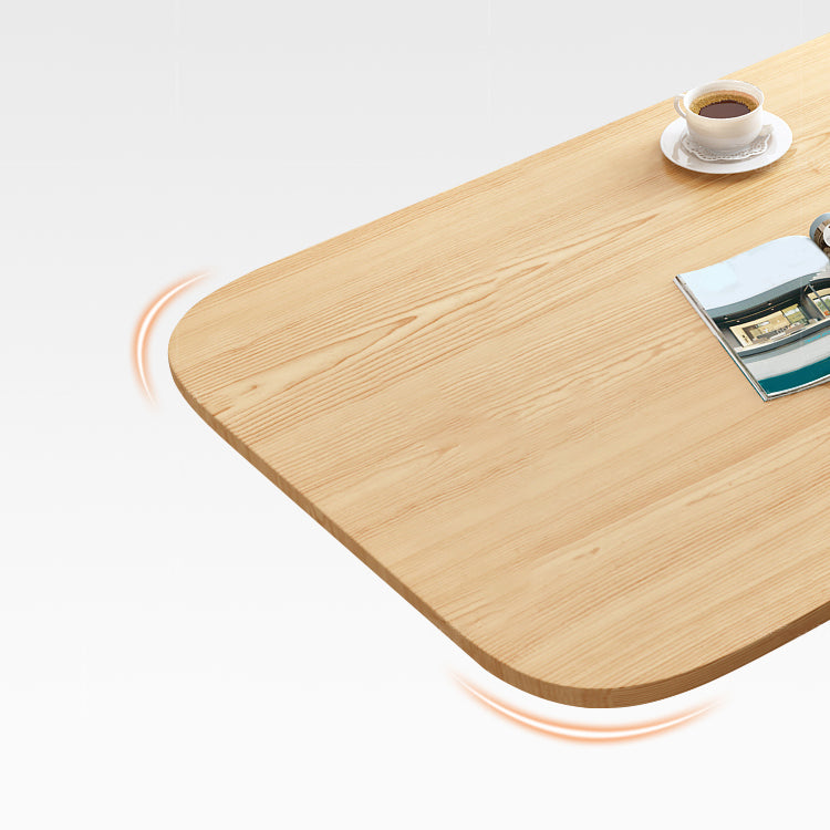 Rectangle Artificial Wood Table for Restaurant Modern Dining Table with Double Pedestal Clearhalo ' dining_table' 'Dining Tables & Seating' 'Dining Tables' 'furn' 'furn_dining_table' 'Furniture' 'furniture_dining_table' 'Kitchen & Dining Furniture' 'kitchen&dining_furn' 'kitchen' 'kitchen_dining_table' 4288003