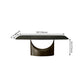 Metal Traditional Luxury Rectangle Dining Table Black Sintered Stone Indoor Table with Pedestal Clearhalo ' dining_table' 'Dining Tables & Seating' 'Dining Tables' 'furn' 'furn_dining_table' 'Furniture' 'furniture_dining_table' 'Kitchen & Dining Furniture' 'kitchen&dining_furn' 'kitchen' 'kitchen_dining_table' 4288015