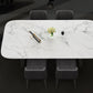 Traditional Luxury Dining Table Rectangle Sintered Stone Sled Dining Table Clearhalo ' dining_table' 'Dining Tables & Seating' 'Dining Tables' 'furn' 'furn_dining_table' 'Furniture' 'furniture_dining_table' 'Kitchen & Dining Furniture' 'kitchen&dining_furn' 'kitchen' 'kitchen_dining_table' 4288022