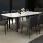 Traditional Luxury Dining Table Rectangle Sintered Stone Sled Dining Table Clearhalo ' dining_table' 'Dining Tables & Seating' 'Dining Tables' 'furn' 'furn_dining_table' 'Furniture' 'furniture_dining_table' 'Kitchen & Dining Furniture' 'kitchen&dining_furn' 'kitchen' 'kitchen_dining_table' 4288027
