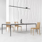 Medieval Modern Sintered Stone Table Rectangle Table with Metal 4 Legs Clearhalo ' dining_table' 'Dining Tables & Seating' 'Dining Tables' 'Furniture' 'furniture_dining_table' 'Kitchen & Dining Furniture' 'kitchen&dining_furn' 'kitchen' 'kitchen_dining_table' 4288036