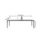 Medieval Modern Sintered Stone Table Rectangle Table with Metal 4 Legs Clearhalo ' dining_table' 'Dining Tables & Seating' 'Dining Tables' 'Furniture' 'furniture_dining_table' 'Kitchen & Dining Furniture' 'kitchen&dining_furn' 'kitchen' 'kitchen_dining_table' 4288046