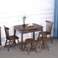 Minimalist Extendable Solid Wood Table Rectangle Shape Standard Dining Table for Kitchen Clearhalo ' dining_table' 'Dining Tables & Seating' 'Dining Tables' 'furn' 'furn_dining_table' 'Furniture' 'furniture_dining_table' 'Kitchen & Dining Furniture' 'kitchen&dining_furn' 'kitchen' 'kitchen_dining_table' 4288057