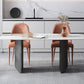 Metal Traditional Luxury Rectangle Table Sintered Stone Top Indoor Table for Home Clearhalo ' dining_table' 'Dining Tables & Seating' 'Dining Tables' 'furn' 'furn_dining_table' 'Furniture' 'furniture_dining_table' 'Kitchen & Dining Furniture' 'kitchen&dining_furn' 'kitchen' 'kitchen_dining_table' 4288069