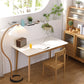Contemporary White Rectangle Shape Table Sintered Stone Standard Dining Table for Kitchen Clearhalo ' dining_table' 'Dining Tables & Seating' 'Dining Tables' 'furn' 'furn_dining_table' 'Furniture' 'furniture_dining_table' 'Kitchen & Dining Furniture' 'kitchen&dining_furn' 'kitchen' 'kitchen_dining_table' 4288076