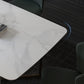 Traditional Luxury Dining Table White Rectangle Sintered Stone Dining Table for Home Use Clearhalo ' dining_table' 'Dining Tables & Seating' 'Dining Tables' 'furn' 'furn_dining_table' 'Furniture' 'furniture_dining_table' 'Kitchen & Dining Furniture' 'kitchen&dining_furn' 'kitchen' 'kitchen_dining_table' 4288093