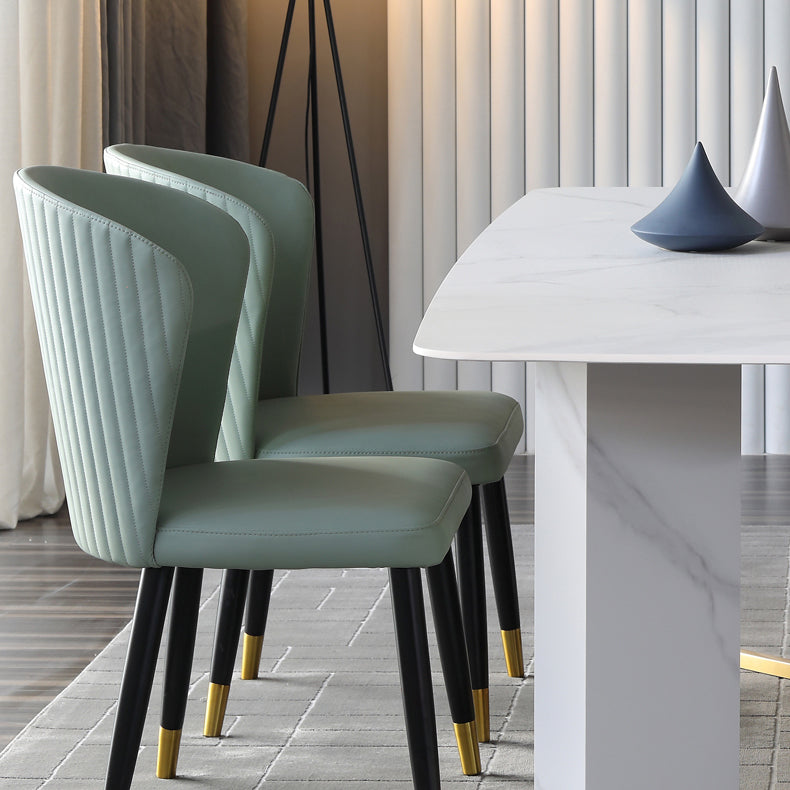 Traditional Luxury Dining Table White Rectangle Sintered Stone Dining Table for Home Use Clearhalo ' dining_table' 'Dining Tables & Seating' 'Dining Tables' 'furn' 'furn_dining_table' 'Furniture' 'furniture_dining_table' 'Kitchen & Dining Furniture' 'kitchen&dining_furn' 'kitchen' 'kitchen_dining_table' 4288096