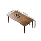 Rectangle Shape Luxury Dining Table Wood Color Fixed Table with Pinewood Solid Wood Clearhalo ' dining_table' 'Dining Tables & Seating' 'Dining Tables' 'furn' 'furn_dining_table' 'Furniture' 'furniture_dining_table' 'Kitchen & Dining Furniture' 'kitchen&dining_furn' 'kitchen' 'kitchen_dining_table' 4288112