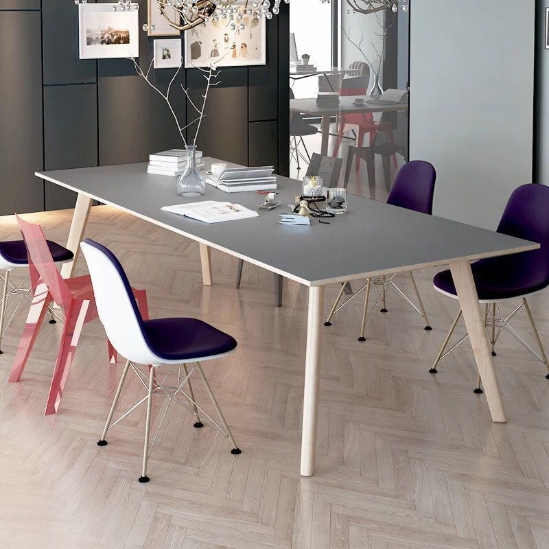Rectangle 4 Legs Furniture Solid Wood Simplicity Table for Dining Room Clearhalo ' dining_table' 'Dining Tables & Seating' 'Dining Tables' 'furn' 'furn_dining_table' 'Furniture' 'furniture_dining_table' 'Kitchen & Dining Furniture' 'kitchen&dining_furn' 'kitchen' 'kitchen_dining_table' 4288124