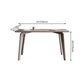 Rectangle Casual Dining Table Brown Tone Fixed Table with Ashwood Solid Wood Clearhalo ' dining_table' 'Dining Tables & Seating' 'Dining Tables' 'furn' 'furn_dining_table' 'Furniture' 'furniture_dining_table' 'Kitchen & Dining Furniture' 'kitchen&dining_furn' 'kitchen' 'kitchen_dining_table' 4288158