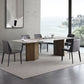 Metal Traditional Luxury Rectangle Table White Sintered Stone Table Clearhalo ' dining_table' 'Dining Tables & Seating' 'Dining Tables' 'furn' 'furn_dining_table' 'Furniture' 'furniture_dining_table' 'Kitchen & Dining Furniture' 'kitchen&dining_furn' 'kitchen' 'kitchen_dining_table' 4288196