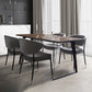Industrial Brown Rectangle Shape Table Wood Standard Dining Table for Kitchen Clearhalo ' dining_table' 'Dining Tables & Seating' 'Dining Tables' 'furn' 'furn_dining_table' 'Furniture' 'furniture_dining_table' 'Kitchen & Dining Furniture' 'kitchen&dining_furn' 'kitchen' 'kitchen_dining_table' 4288209