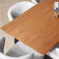 Industrial Brown Rectangle Shape Table Wood Standard Dining Table for Kitchen Clearhalo ' dining_table' 'Dining Tables & Seating' 'Dining Tables' 'furn' 'furn_dining_table' 'Furniture' 'furniture_dining_table' 'Kitchen & Dining Furniture' 'kitchen&dining_furn' 'kitchen' 'kitchen_dining_table' 4288214