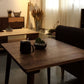 Square 4 Legs Industrial Table Wood Color Fixed Table of Solid Wood Clearhalo ' dining_table' 'Dining Tables & Seating' 'Dining Tables' 'furn' 'furn_dining_table' 'Furniture' 'furniture_dining_table' 'Kitchen & Dining Furniture' 'kitchen&dining_furn' 'kitchen' 'kitchen_dining_table' 4288244