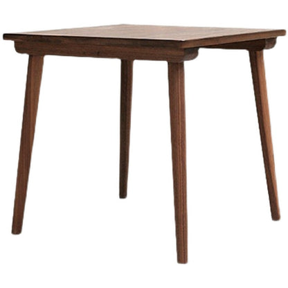 Square 4 Legs Industrial Table Wood Color Fixed Table of Solid Wood Without Chairs Clearhalo ' dining_table' 'Dining Tables & Seating' 'Dining Tables' 'furn' 'furn_dining_table' 'Furniture' 'furniture_dining_table' 'Kitchen & Dining Furniture' 'kitchen&dining_furn' 'kitchen' 'kitchen_dining_table' 4288245