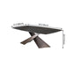 Metal Traditional Luxury Rectangle Table Black Sintered Stone Table with Pedestal Base Clearhalo ' dining_table' 'Dining Tables & Seating' 'Dining Tables' 'furn' 'furn_dining_table' 'Furniture' 'furniture_dining_table' 'Kitchen & Dining Furniture' 'kitchen&dining_furn' 'kitchen' 'kitchen_dining_table' 4288258
