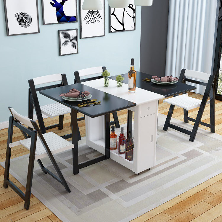 Mid-Century 52.75" Dining Table Rectangle Solid Wood Table for Home Use (only Table) Clearhalo ' dining_table' 'Dining Tables & Seating' 'Dining Tables' 'furn' 'furn_dining_table' 'Furniture' 'furniture_dining_table' 'Kitchen & Dining Furniture' 'kitchen&dining_furn' 'kitchen' 'kitchen_dining_table' 4288260