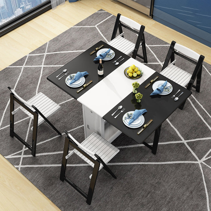 Mid-Century 52.75" Dining Table Rectangle Solid Wood Table for Home Use (only Table) Clearhalo ' dining_table' 'Dining Tables & Seating' 'Dining Tables' 'furn' 'furn_dining_table' 'Furniture' 'furniture_dining_table' 'Kitchen & Dining Furniture' 'kitchen&dining_furn' 'kitchen' 'kitchen_dining_table' 4288261