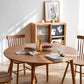 Round 4 Legs Home Furniture Solid Wood Dining Room Collection for Dining Room Clearhalo ' dining_table' 'Dining Tables & Seating' 'Dining Tables' 'furn' 'furn_dining_table' 'Furniture' 'furniture_dining_table' 'Kitchen & Dining Furniture' 'kitchen&dining_furn' 'kitchen' 'kitchen_dining_table' 4288298