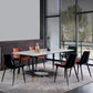 Wood Industrial Rectangular Dining Table Sintered Stone Table with 4 Black Legs Clearhalo ' dining_table' 'Dining Tables & Seating' 'Dining Tables' 'furn' 'furn_dining_table' 'Furniture' 'furniture_dining_table' 'Kitchen & Dining Furniture' 'kitchen&dining_furn' 'kitchen' 'kitchen_dining_table' 4288335
