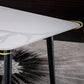 Wood Industrial Rectangular Dining Table Sintered Stone Table with 4 Black Legs Clearhalo ' dining_table' 'Dining Tables & Seating' 'Dining Tables' 'furn' 'furn_dining_table' 'Furniture' 'furniture_dining_table' 'Kitchen & Dining Furniture' 'kitchen&dining_furn' 'kitchen' 'kitchen_dining_table' 4288341