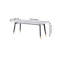 Wood Industrial Rectangular Dining Table Sintered Stone Table with 4 Black Legs Clearhalo ' dining_table' 'Dining Tables & Seating' 'Dining Tables' 'furn' 'furn_dining_table' 'Furniture' 'furniture_dining_table' 'Kitchen & Dining Furniture' 'kitchen&dining_furn' 'kitchen' 'kitchen_dining_table' 4288346