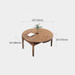 Extendable Ash Wood Dining Table for Restaurant Modern Brown Round Table with 4 Legs Clearhalo ' dining_table' 'Dining Tables & Seating' 'Dining Tables' 'furn' 'furn_dining_table' 'Furniture' 'furniture_dining_table' 'Kitchen & Dining Furniture' 'kitchen&dining_furn' 'kitchen' 'kitchen_dining_table' 4288370