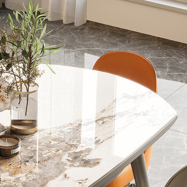 Traditional Luxury Dining Table Round Sintered Stone 4 Legs Dining Table with Wooden Base Clearhalo ' dining_table' 'Dining Tables & Seating' 'Dining Tables' 'furn' 'furn_dining_table' 'Furniture' 'furniture_dining_table' 'Kitchen & Dining Furniture' 'kitchen&dining_furn' 'kitchen' 'kitchen_dining_table' 4288390