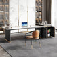 Modern Rectangle Dining Table Sintered Stone Dining Table without Cabinet for Kitchen Clearhalo ' dining_table' 'Dining Tables & Seating' 'Dining Tables' 'furn' 'furn_dining_table' 'Furniture' 'furniture_dining_table' 'Kitchen & Dining Furniture' 'kitchen&dining_furn' 'kitchen' 'kitchen_dining_table' 4288440