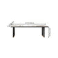 Modern Rectangle Dining Table Sintered Stone Dining Table without Cabinet for Kitchen Clearhalo ' dining_table' 'Dining Tables & Seating' 'Dining Tables' 'furn' 'furn_dining_table' 'Furniture' 'furniture_dining_table' 'Kitchen & Dining Furniture' 'kitchen&dining_furn' 'kitchen' 'kitchen_dining_table' 4288443